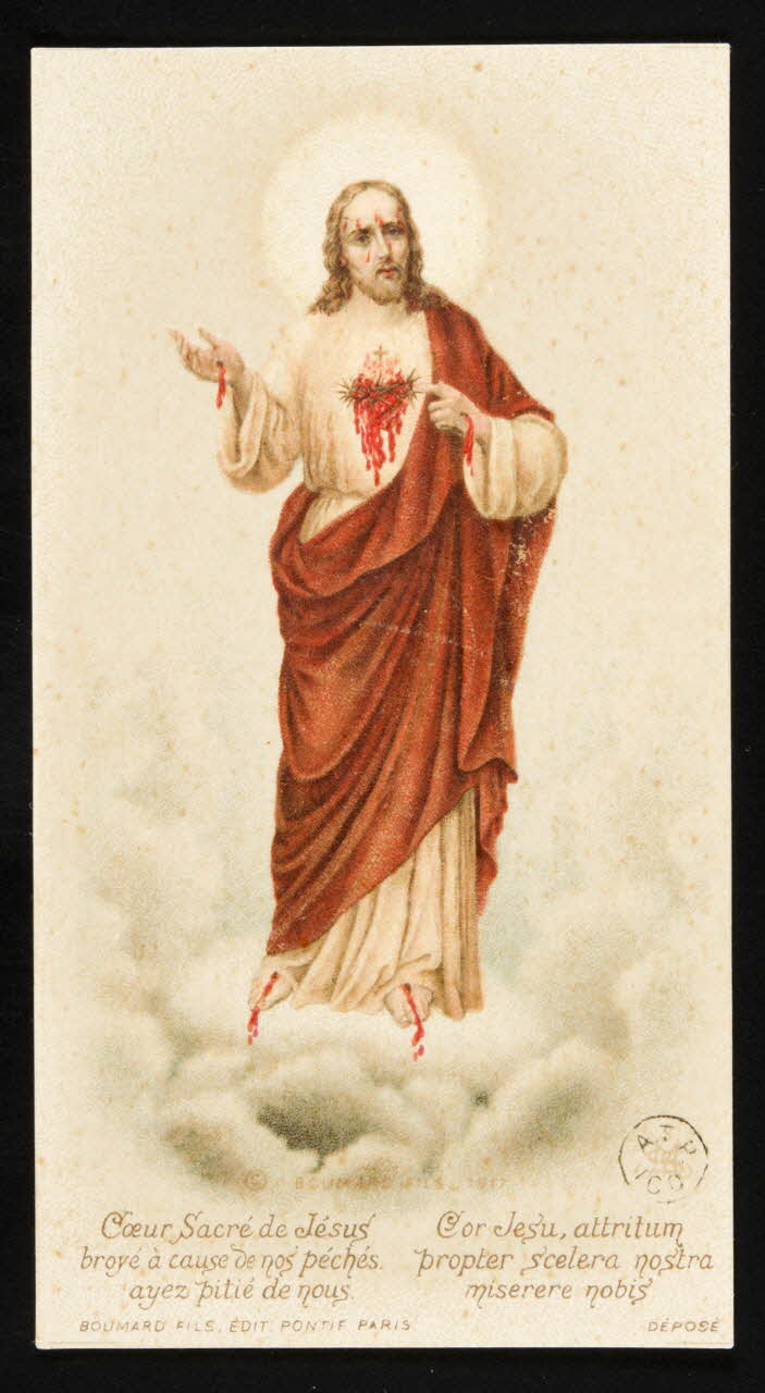 estampe Coeur Sacré de Jésus 1962.128.20 Photo