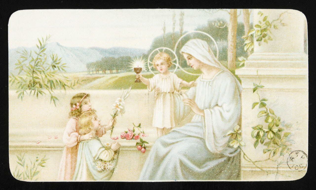 estampe Souvenir de Première Communion 1962.128.24 Photo