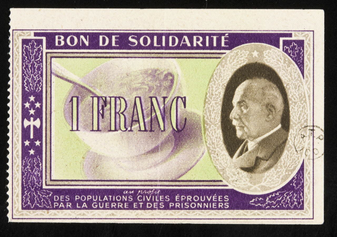 estampe BON DE SOLIDARITE 1962.128.29 Photo