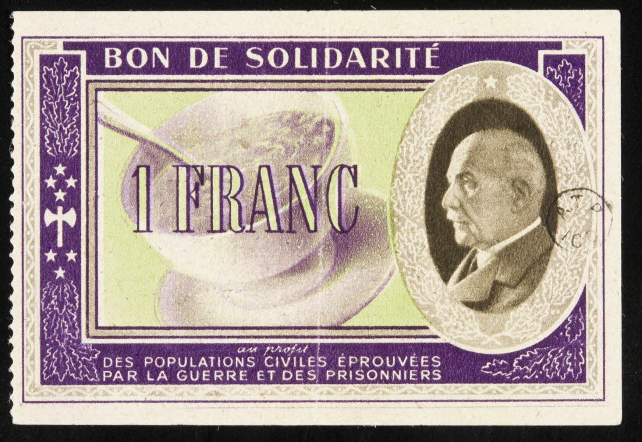 estampe BON DE SOLIDARITE 1962.128.30 Photo