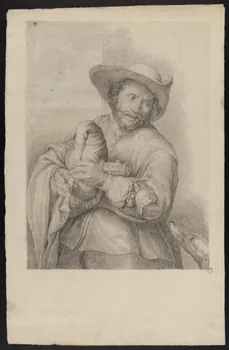 dessin Joueur de musette 1841 1962.137.1  Photo