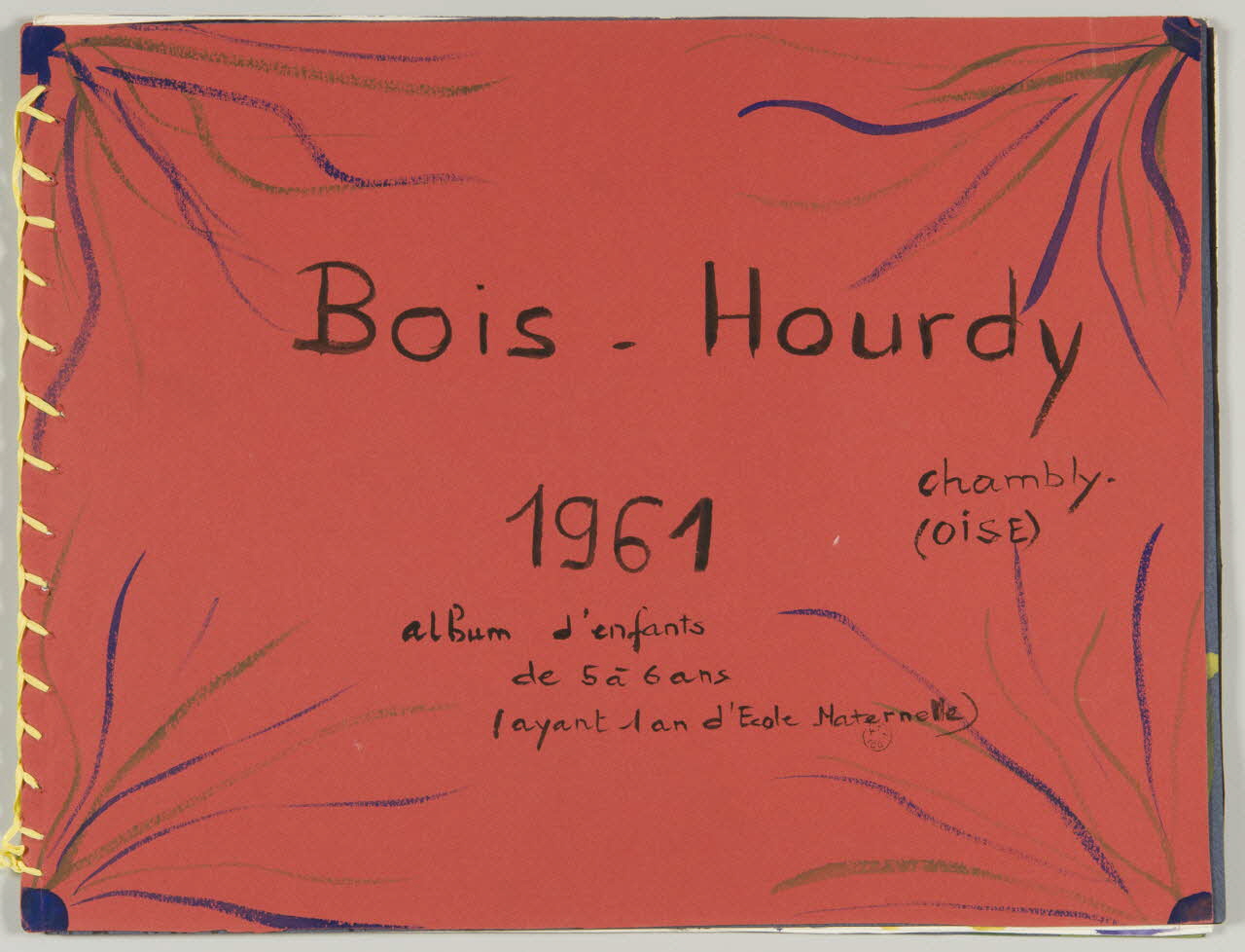 enfant ensemble Album de dessins d'enfants 1961 1962.22.13.1-9 Photo