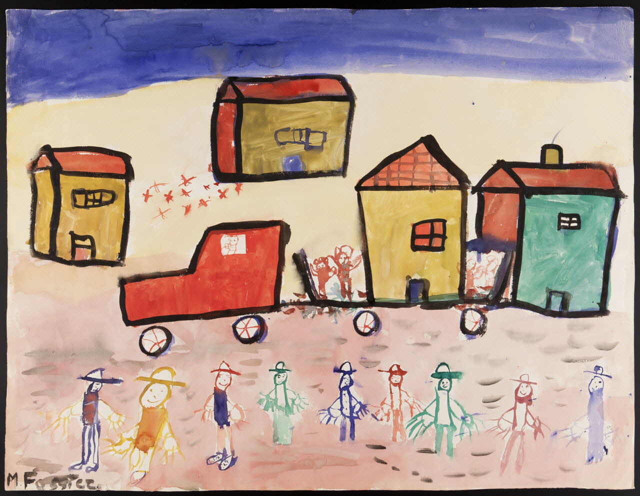 dessin Convoi exceptionnel 1962.22.7 Photo