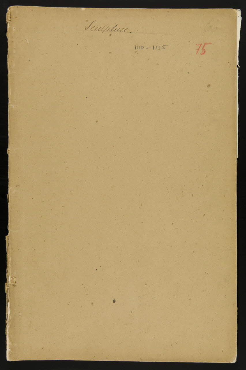 Album SCULPTURE EN TOUS GENRES. 1962.25.1110-1135 Photo