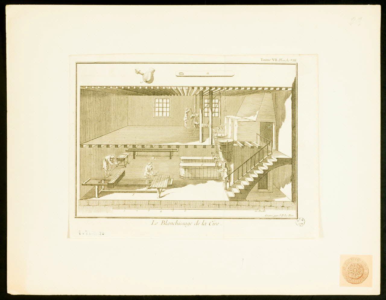estampe Le Blanchissage de la Cire 1962.25.1263 Photo