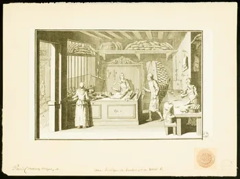 estampe Une boutique de boulanger au XVIIIe S. 1962.25.1264 Photo