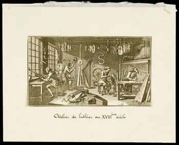 estampe Atelier de luthier au XVIIIème siècle 1962.25.1265 Photo