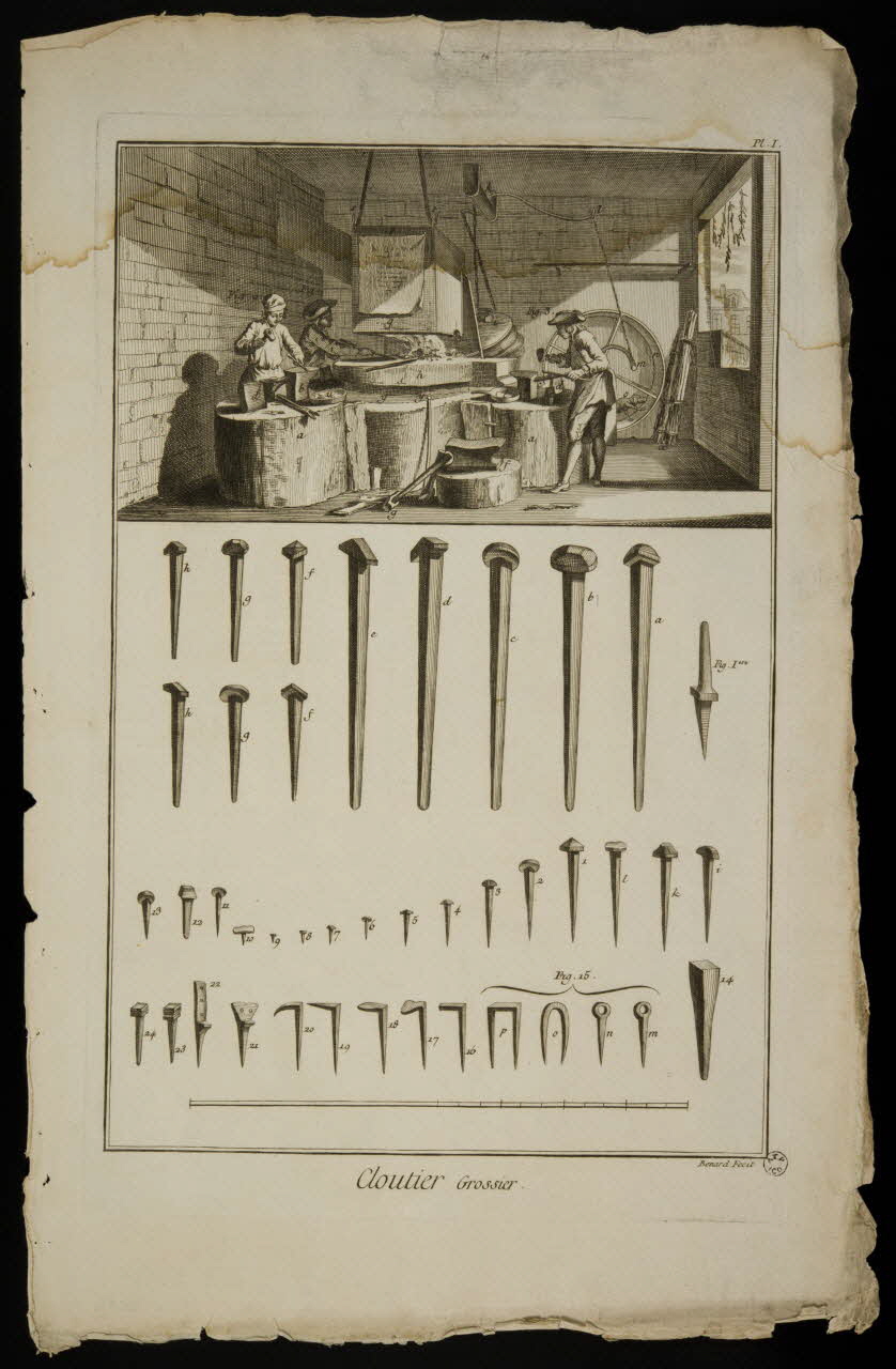 estampe Cloutier Grossier. 1962.25.590 Photo