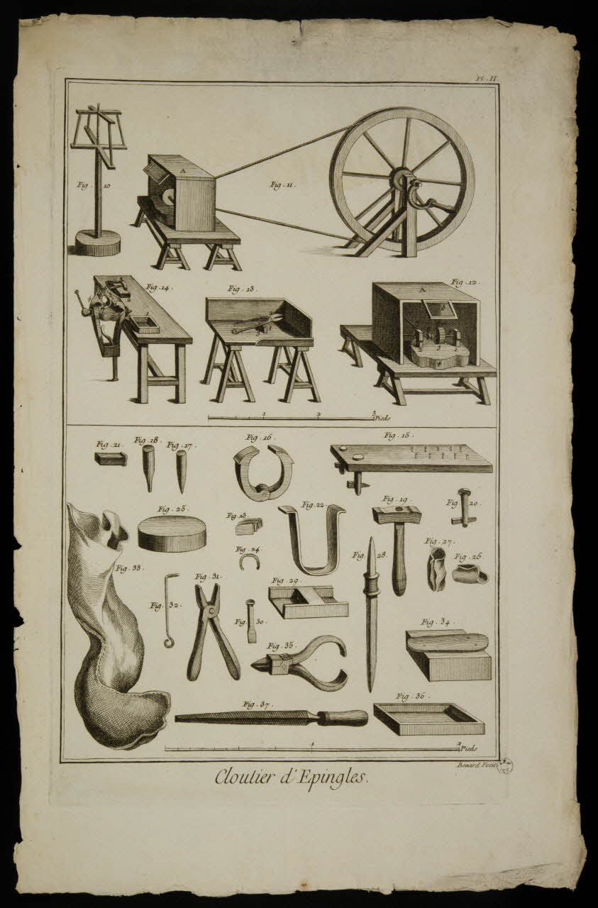 estampe Cloutier d'Epingles. 1962.25.594 Photo