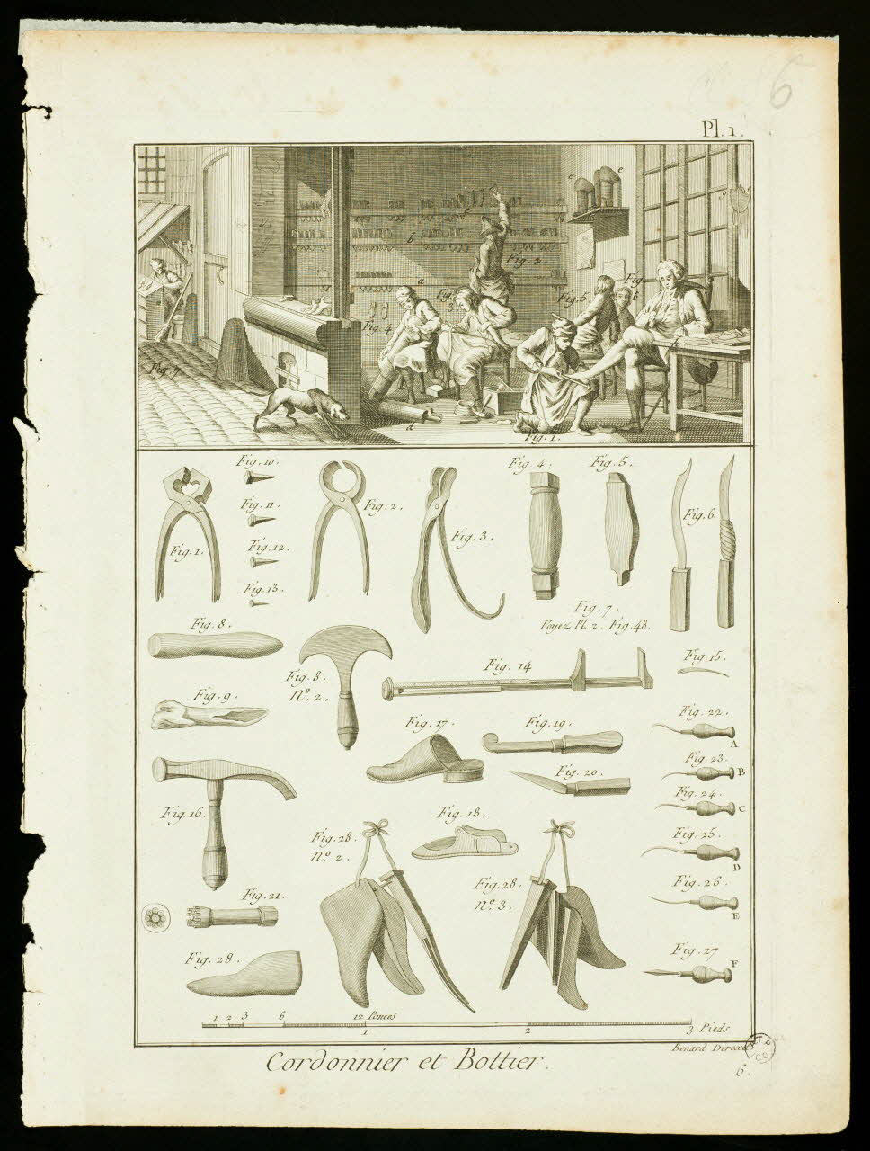 estampe Cordonnier et Bottier. 1962.25.61 Photo