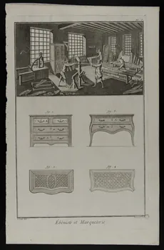 estampe Ebèniste et Marqueterie. (sic) 1962.25.634  Photo