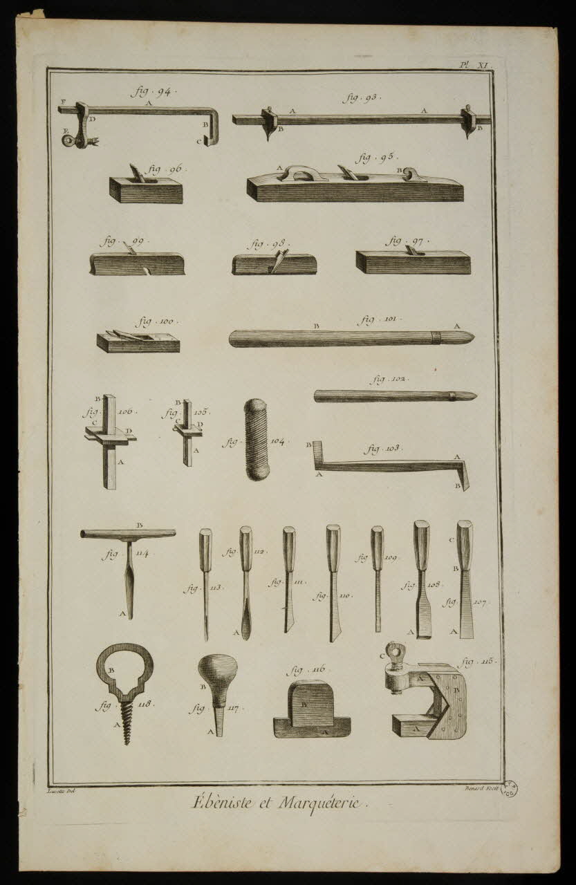 estampe Ebéniste et Marquéterie. 1962.25.644 Photo