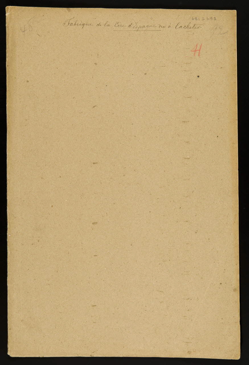 Album Fabrique de la Cire d'Espagne ou à cacheter. 1962.25.681-683 Photo