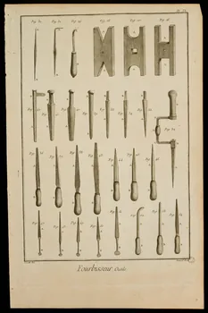 estampe Fourbisseur. Outils. 1962.25.747  Photo