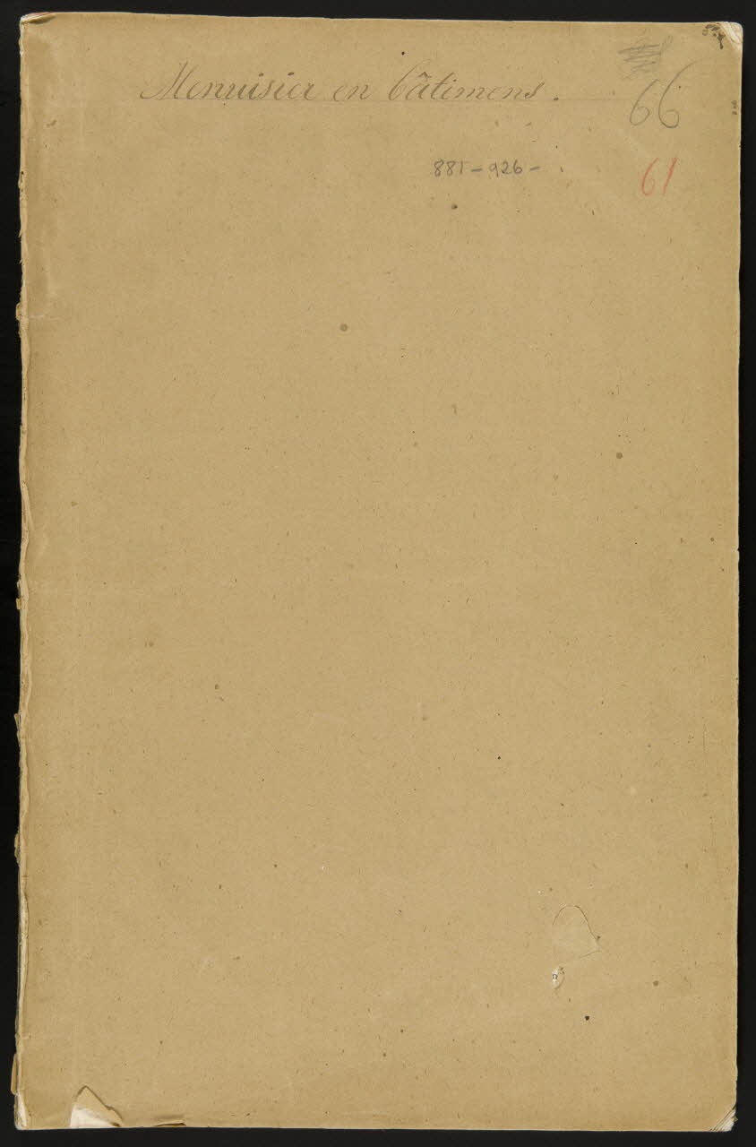 Album Menuisier en bâtimens 1962.25.881-926 Photo