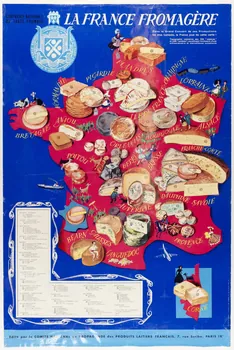estampe LA FRANCE FROMAGERE 1962.36.2 Photo