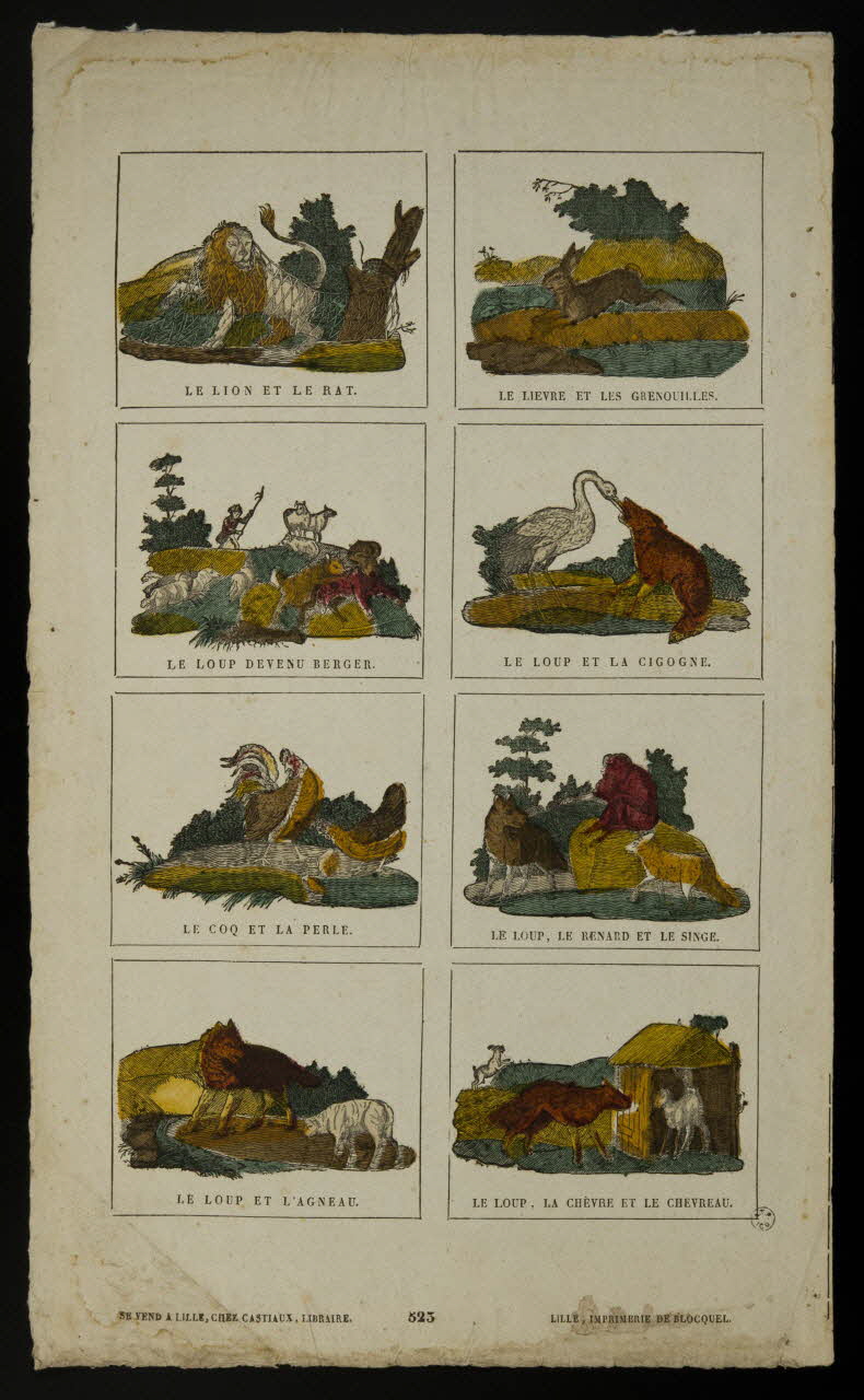 estampe Suite de scènes animalières 1962.43.3 Photo