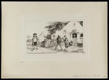 estampe Homme jouant à la pétanque 1962.45.9 Photo