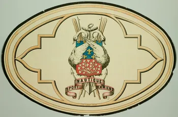 Jeunet T. blason SPORT NAUTIQUE D'AMIENS Amiens 1858-1863 1962.53.1 Photo