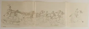 Marthe Vesque ; Juliette Vesque album Numéro de cirque : chevaux attelés 1962 1962.67.79 Photo