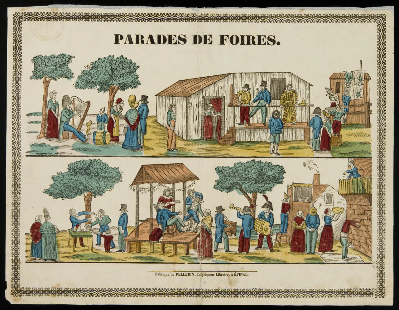 estampe PARADES DE FOIRES. 1962.69.9 Photo