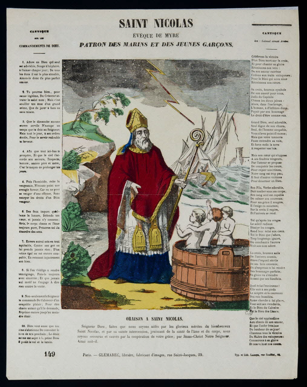 estampe SAINT NICOLAS 1962.70.20 Photo