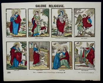 estampe GALERIE RELIGIEUSE. 1962.70.24 Photo