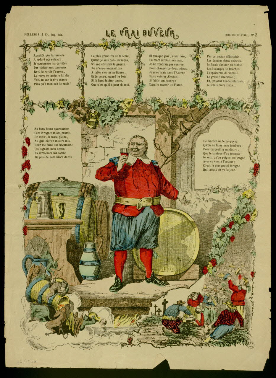 estampe LE VRAI BUVEUR 1962.70.29 Photo