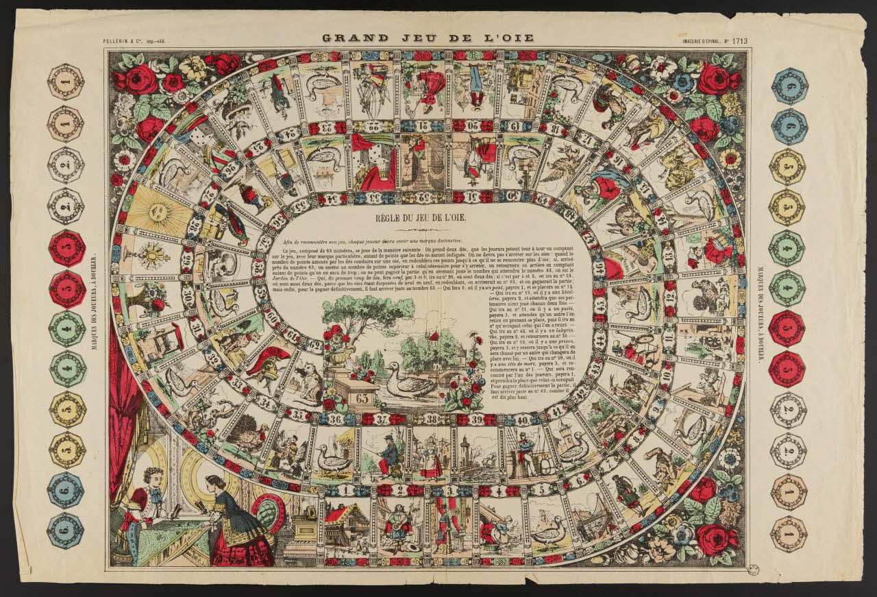 jeu de l'oie GRAND JEU DE L'OIE 1962.70.6 Photo