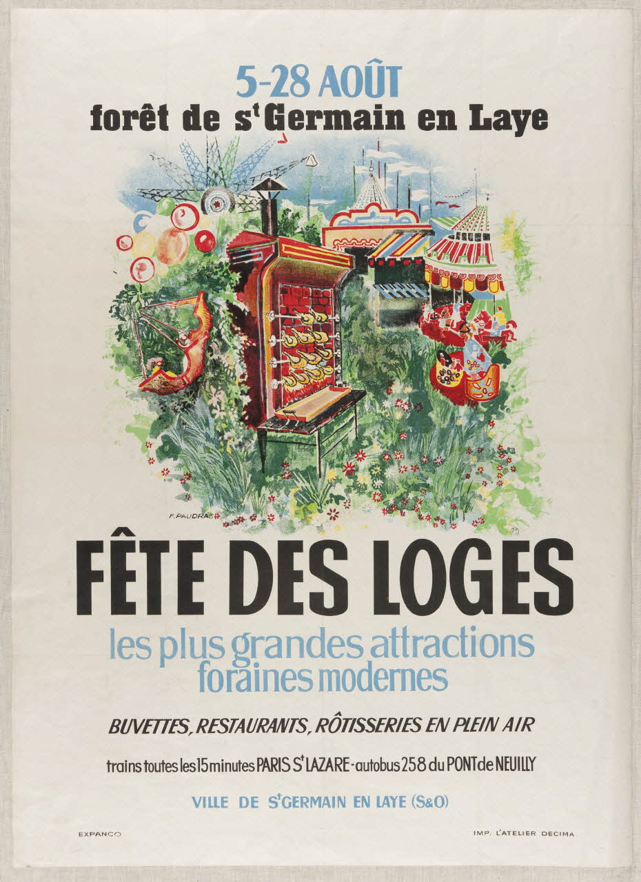 estampe FÊTE DES LOGES 1962.80.1 Photo