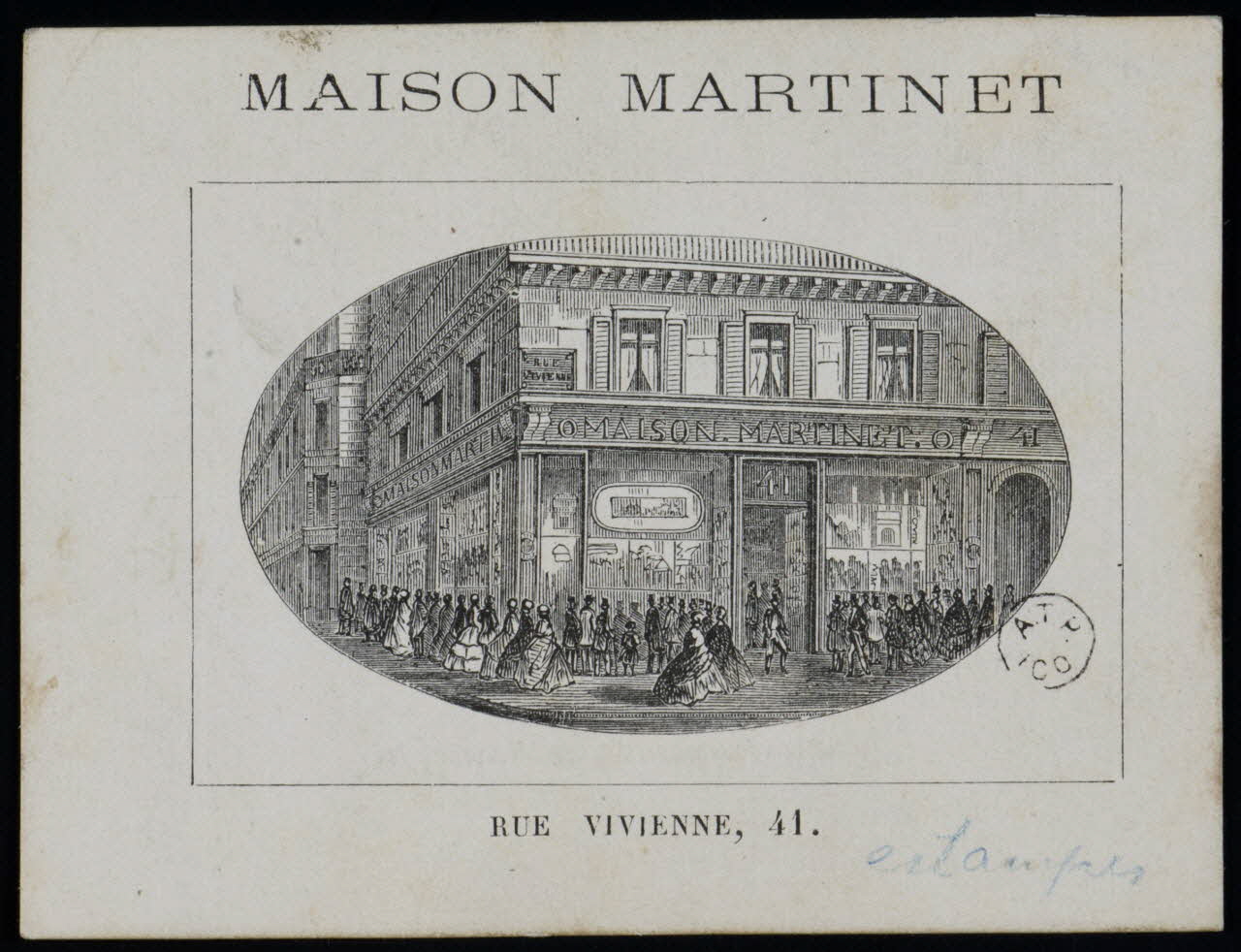 estampe MAISON MARTINET 1962.89.2 Photo
