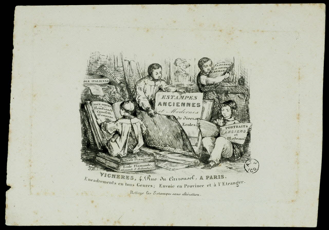 estampe ESTAMPES  ANCIENNES  et Modernes 1962.89.5 Photo