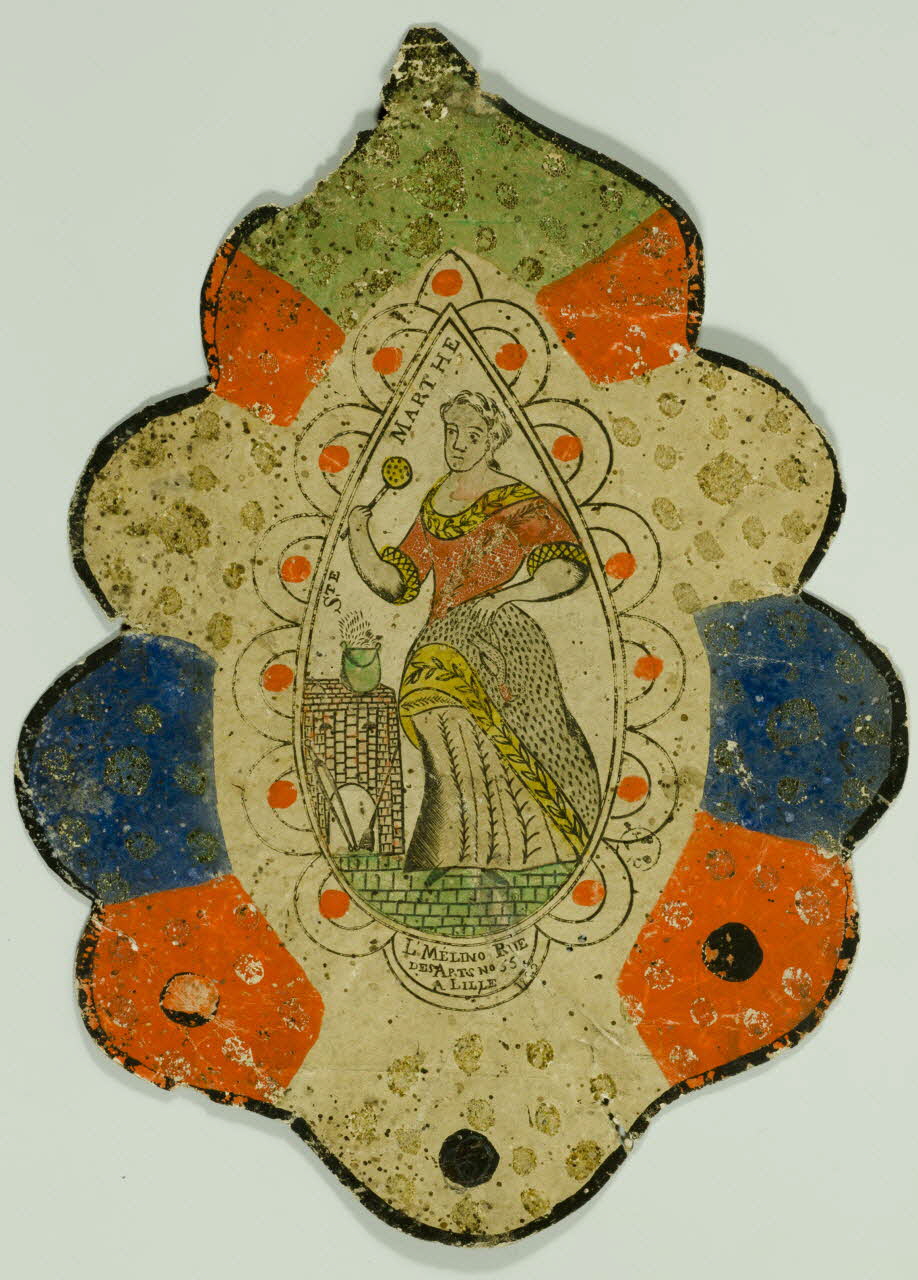 Louis Antoine Joseph Mélino blason de corporation STE MARTHE Lille 1825-1859 1963.116.13 Photo