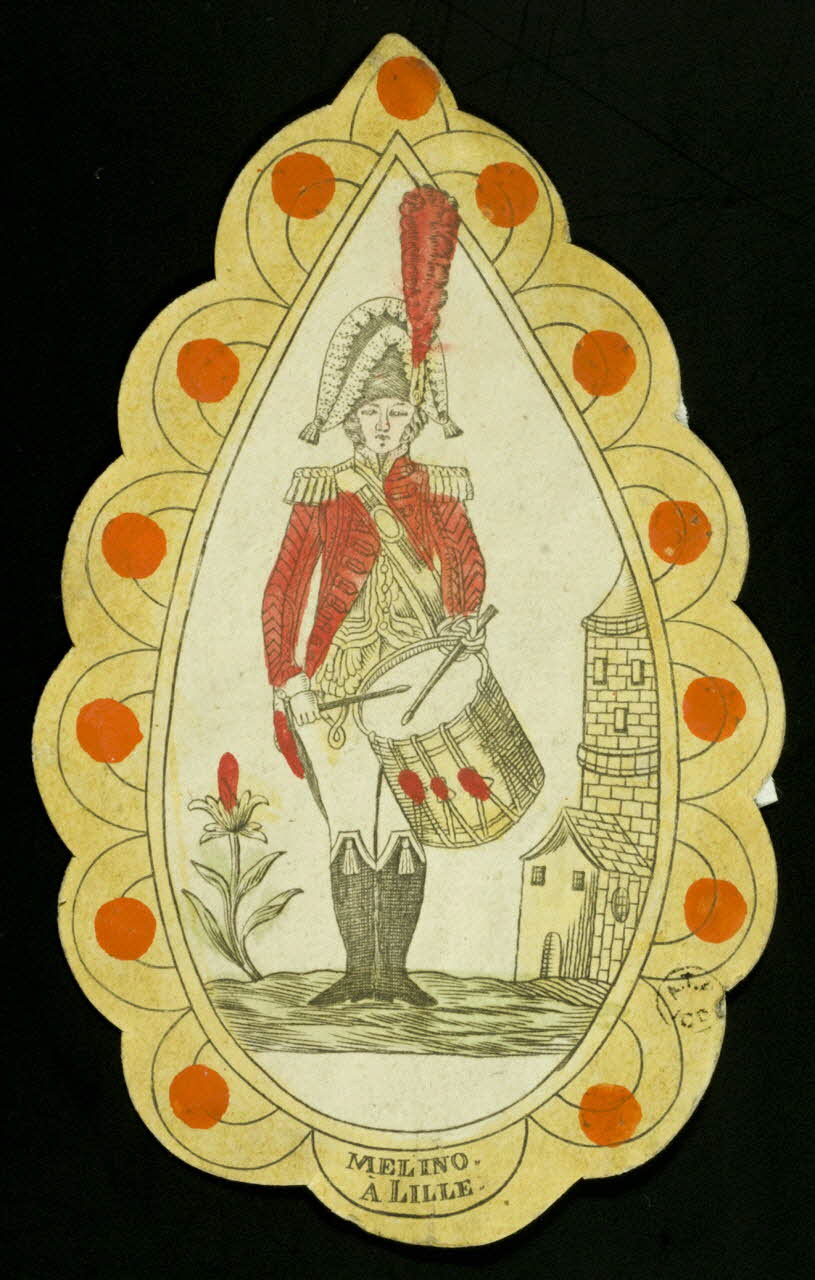 Louis Antoine Joseph Mélino blason de corporation Tambour Lille 1821-1859 1963.116.20 Photo