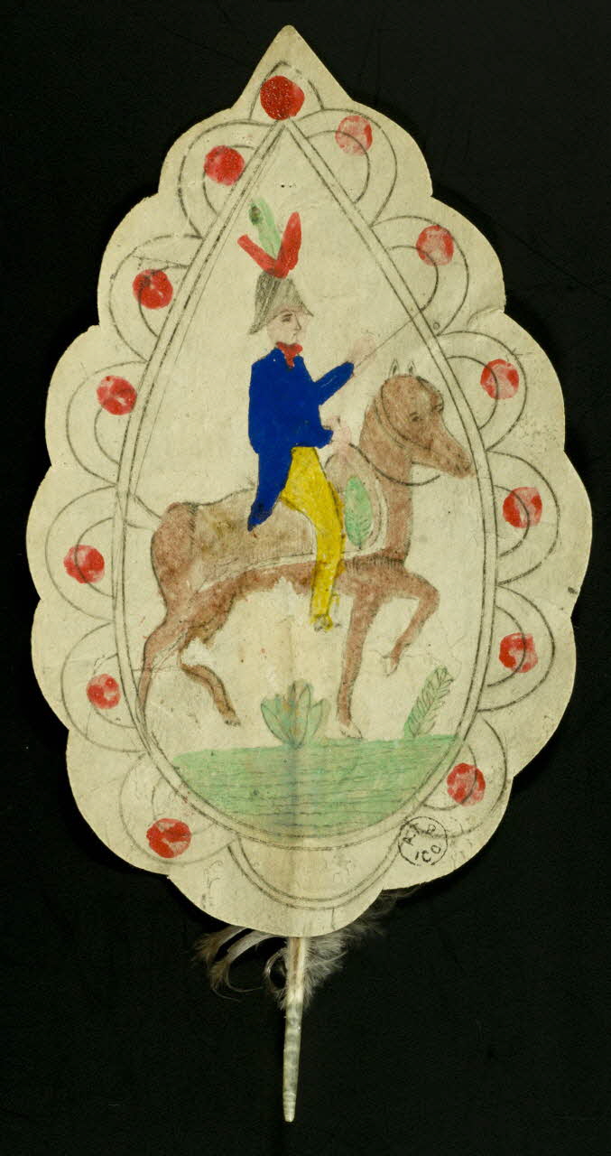 Louis Antoine Joseph Mélino blason de corporation Homme à cheval Lille 1821-1859 1963.116.25 Photo