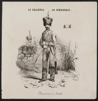 estampe LE COLONEL LA HOUSSAIE. 1963.117.20 Photo