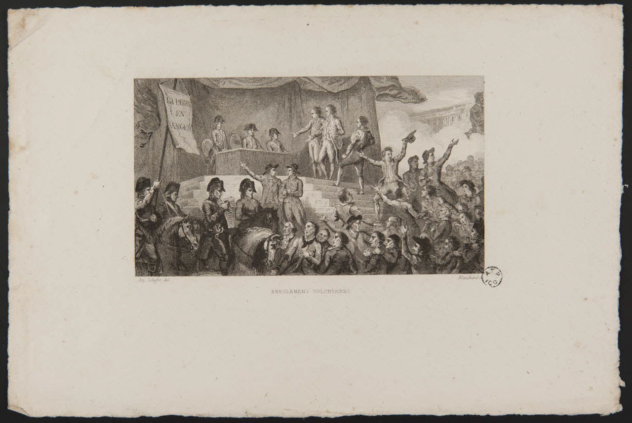 estampe ENROLEMENS VOLONTAIRES 1963.117.40 Photo