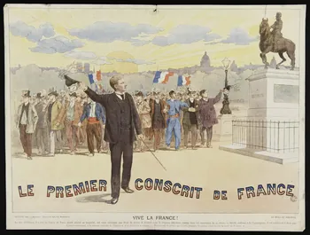estampe LE PREMIER CONSCRIT DE FRANCE 1963.117.57  Photo