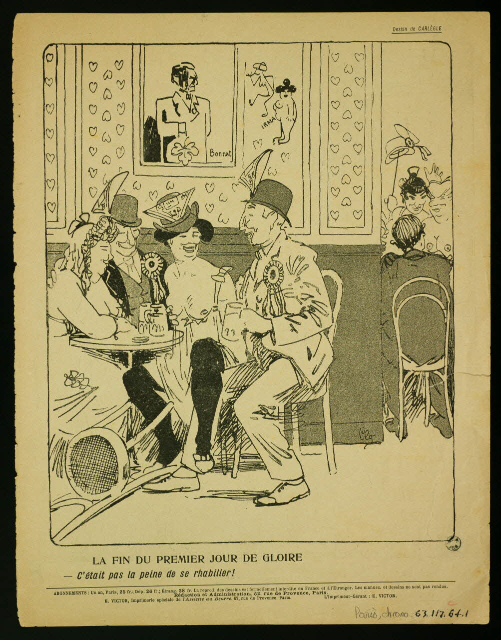 estampe LA FIN DU JOUR DE GLOIRE 1963.117.64.1/2 Photo