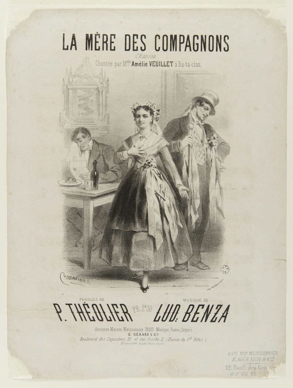 estampe LA MERE DES COMPAGNONS. 1963.117.8 Photo