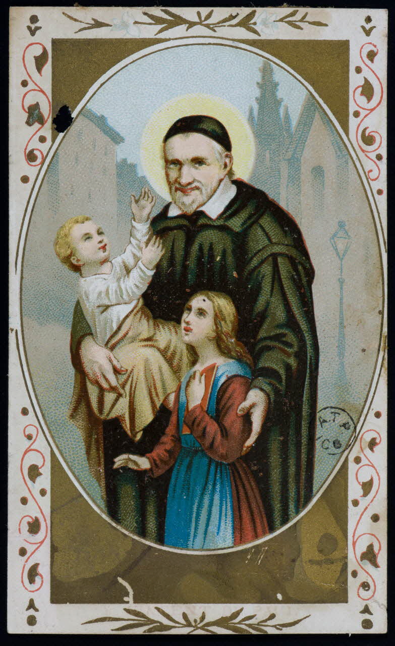estampe Saint protégeant des enfants 1963.136.10 Photo