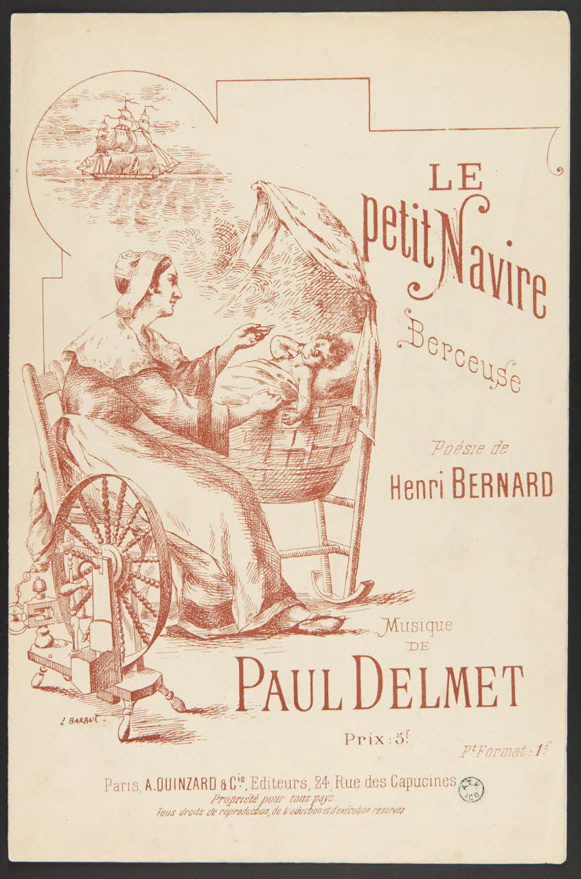 estampe LE  petit Navire  Berceuse 1963.136.12 Photo