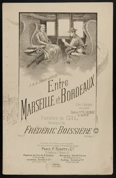estampe Entre  Marseille et Bordeaux 1963.136.141  Photo