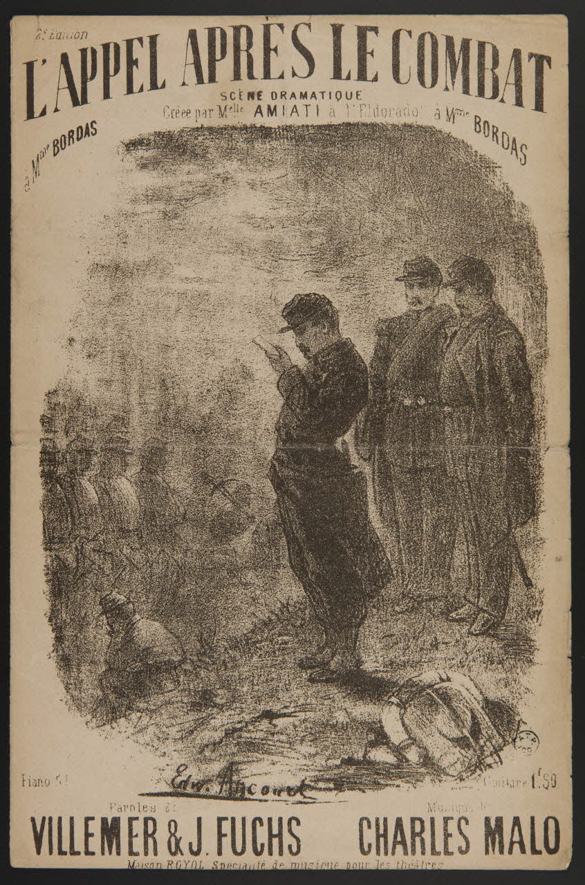 estampe L'APPEL APRES LE COMBAT 1963.136.22 Photo