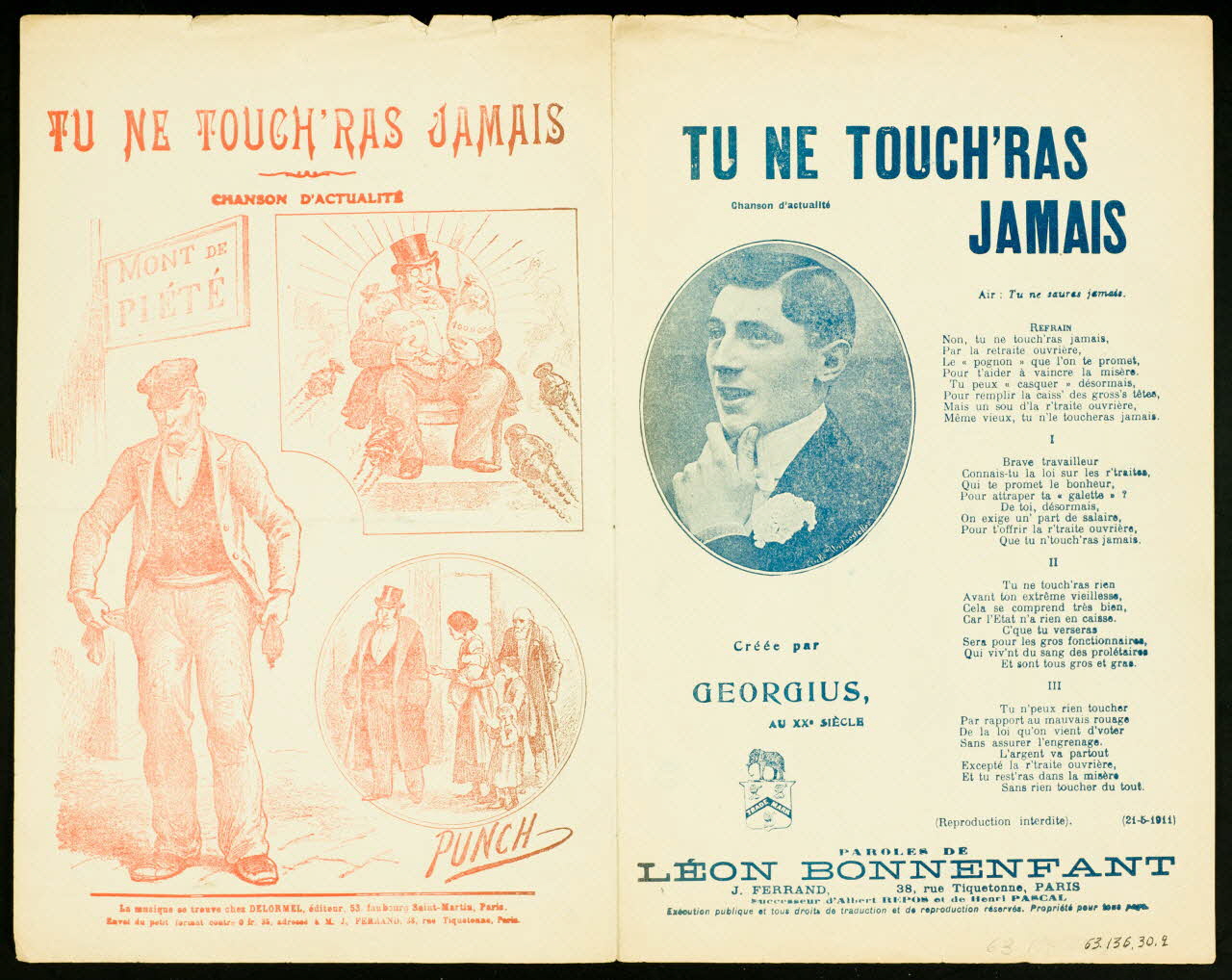 estampe LE REGIMENT DES AMOUREUX 1963.136.30.1/2 Photo