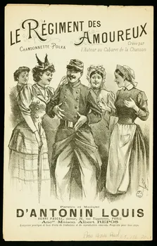 estampe LE REGIMENT DES AMOUREUX 1963.136.30.1/2 Photo