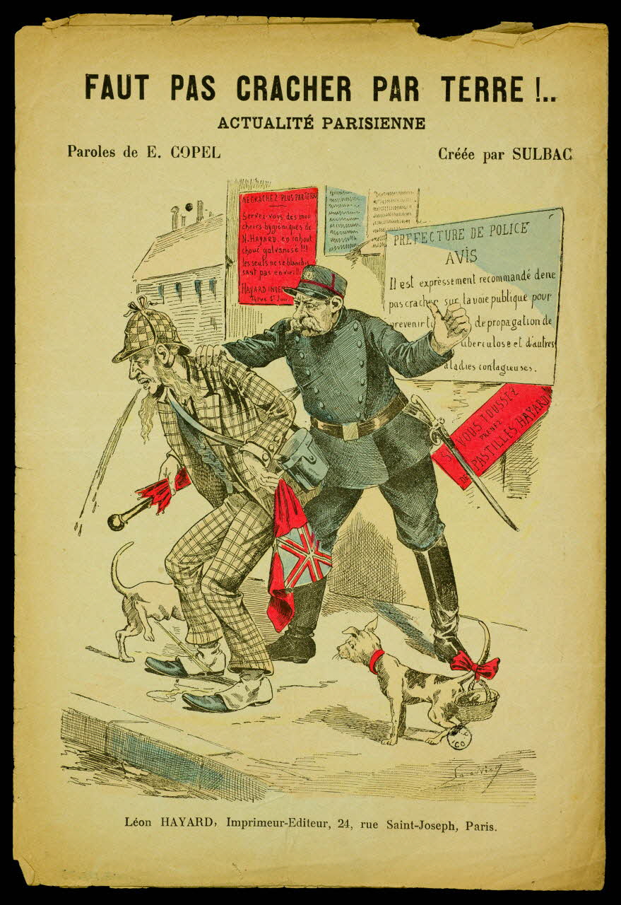 estampe FAUT PAS CRACHER PAR TERRE !.. 1963.136.33 Photo