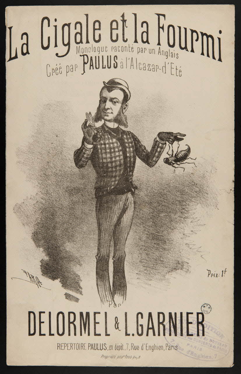 estampe La Cigale et la Fourmi 1963.136.35 Photo