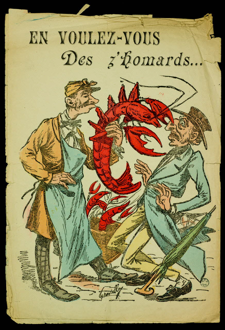 estampe EN VOULEZ-VOUS  Des z'homards... 1963.136.39 Photo