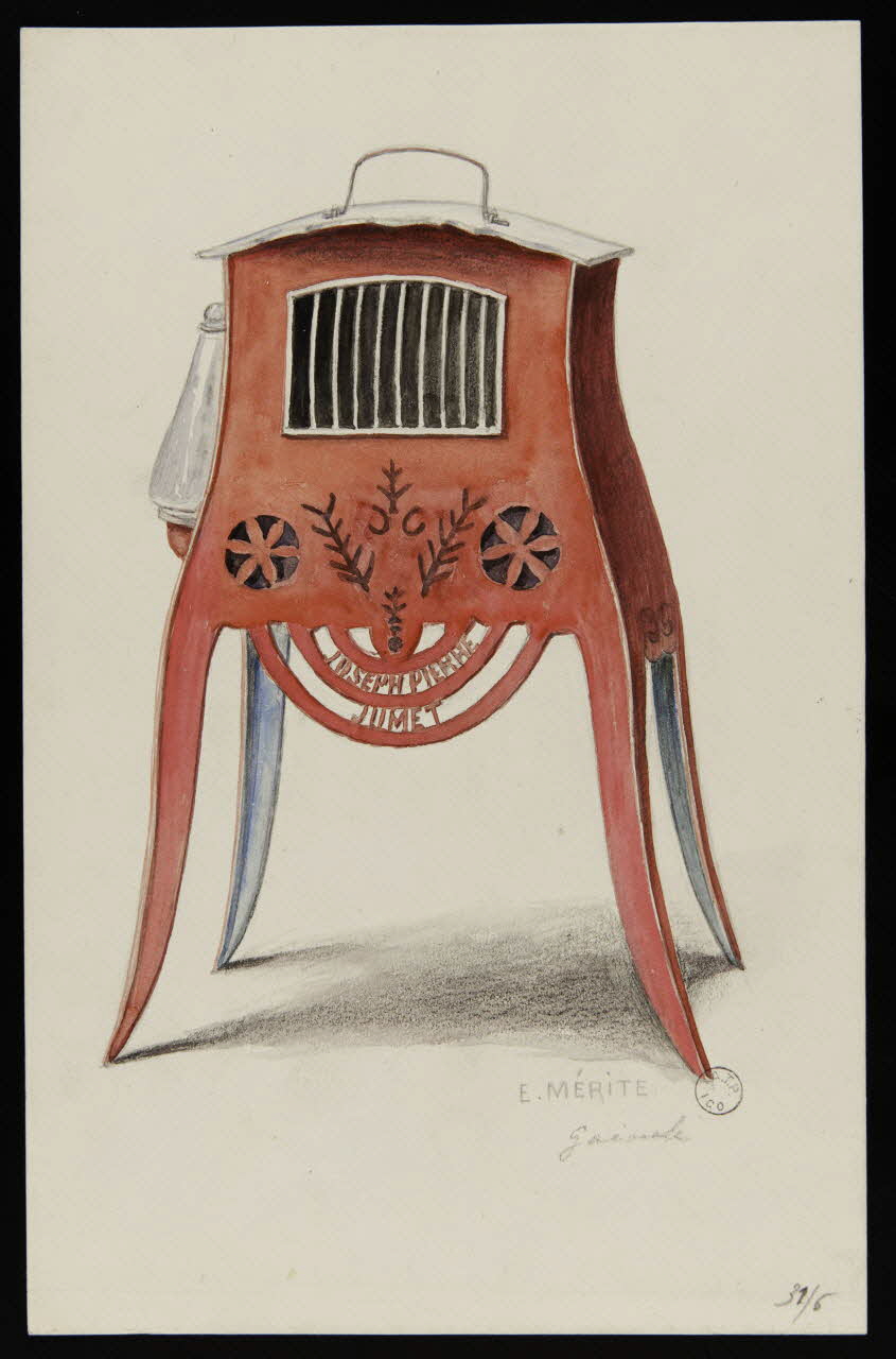 dessin Gaioule, cage à oiseau 1963.139.4 Photo